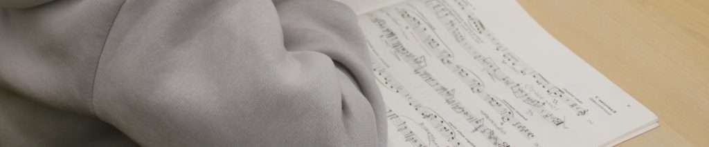 Sheet music book