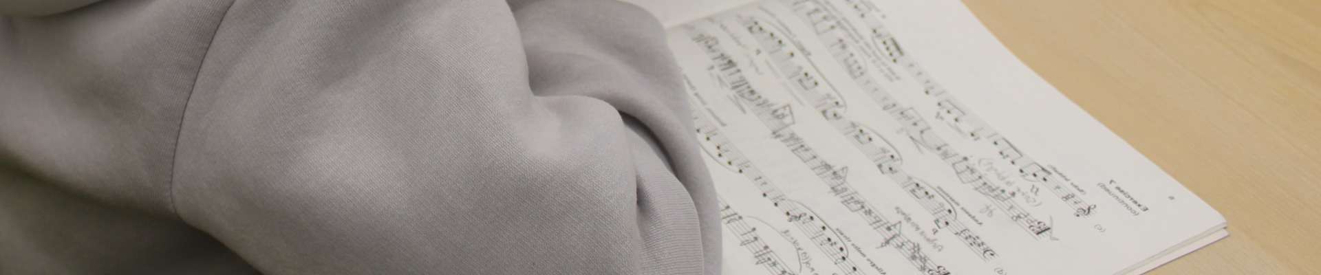 Sheet music book