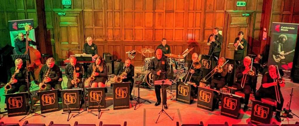 Christmas Jazz With Calderdale Big Band on stage