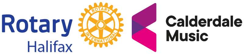 Rotary Halifax and Calderdale Music Logos